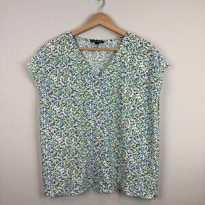 Women's Hilary Radley Short-Sleeve Blouse, Size M